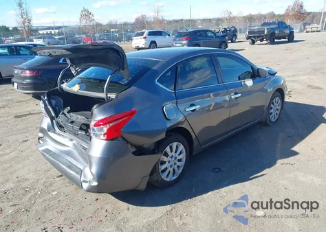 2019 Nissan Sentra S z USA, uszkodzony, nr VIN 3N1AB7AP1KY245582